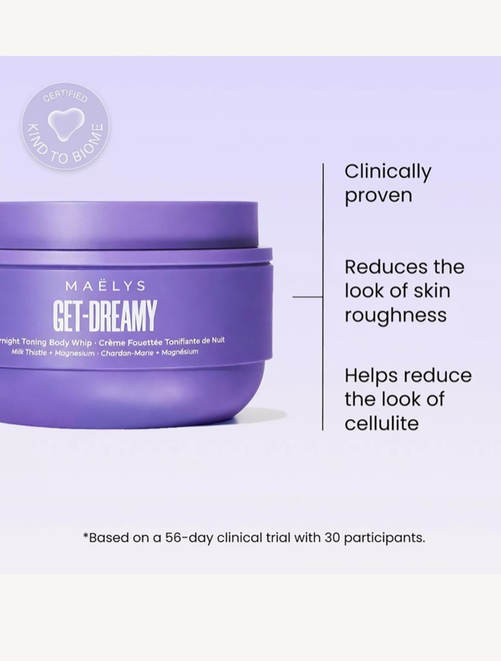 MAËLYS GET-DREAMY Overnight Toning Body Whip — Purple